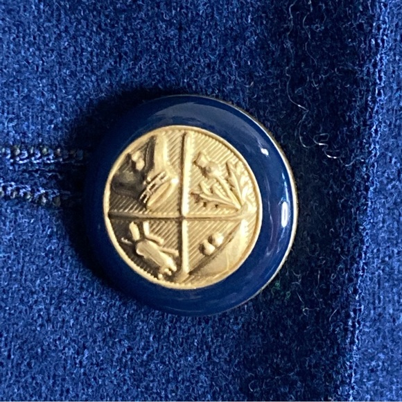 Pendleton Wool Two Button Front Closure Blazer in Blue 14 - Picture 5 of 9